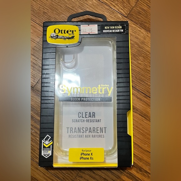 New in box OtterBox Symmetry Series Clear Case For iPhone X and XS - Picture 1 of 8